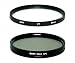 Opteka 86mm High Definition Circular Polarizing + UV (0) Ultra Violet Haze Multi-Coated Glass Filter Kit