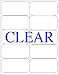 Inkjet Clear label 4 x 2 100 labels