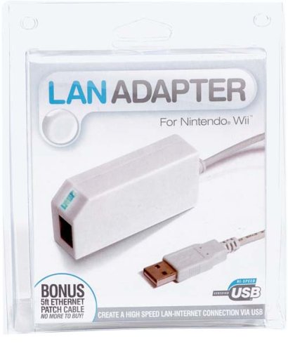 Childrens Toyshop  Video Games : Datel Wii Lan Adapter (Ninetendo Wii)