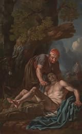 The Good Samaritan Francis Hayman Art Print