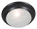 Dickens Flush Mount Light One-light Oil Rubbed Brnz