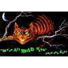Alice in Wonderland (Cheshire Cat, We're All Mad Here) Blacklight Poster Print - 36x24 Blacklight Poster Print, 34x22 Blacklight Poster Print, 36x24