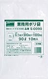 ＴＲＵＳＣＯ　業務用ポリ袋０．１×９０Ｌ　１０枚入　4154088　S0090