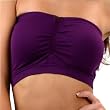 Womens Padded Stretch Tube Top Bandeau Bra by Level 33