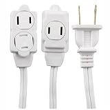 GE 51954 Extension Cords (12-Feet,White)