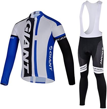 Cool Riding Men's Cycling Bib Suit 2014 Giant Comfortable Breathable Bicycle Bike Straps Set Long Sleeve Cycling Bib Set Sports Clothing