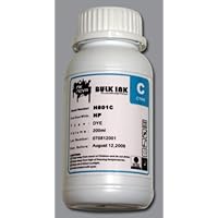 200ml Refill Cyan Printer ink specially-formulated for HP 88 ink cartridges