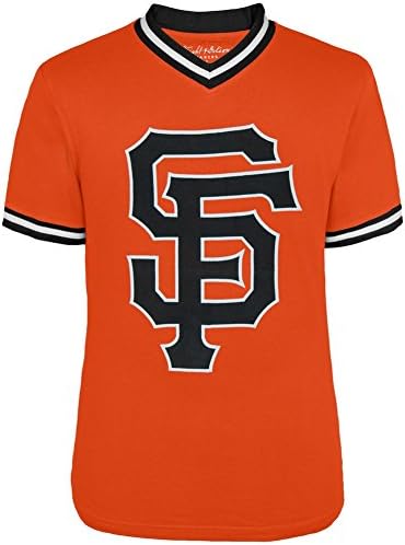 San Francisco Giants - Logo Eephus V-Neck Jersey T-Shirt