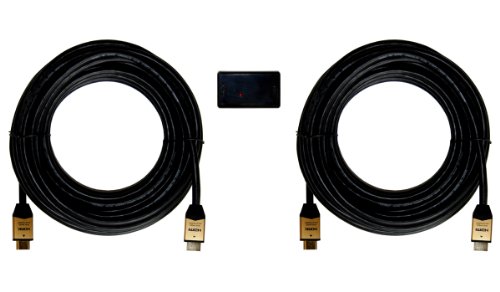 ハイスピードHDMIケーブル(ゴールド)20mキット（10m+10m+リピーター）