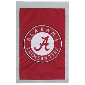 NCAA Alabama Crimson Tide Double Sided 29 x 44-Inch Applique Flag