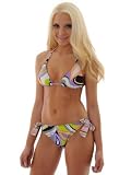 Sale String BIKINI Swimsuit REVERSIBLE Top 99 Degrees Set Junior Size Large