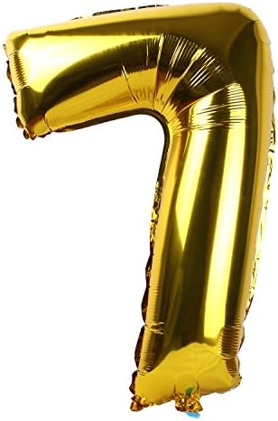 USTEK® Golden Number Foil Ballon for Parties