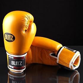 Blitz Sport Firepower Leather Boxing Gloves