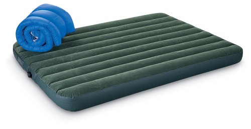 Intex Twin Prestige Downy Airbed with Hand Held Battery Pump
