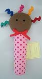 Australian Alimrose Designs Hand Squeaker Smiley Miley Doll-Great Baby Toy!