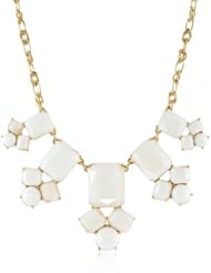 kate spade new york "Swirl Around" Graduated Cream Necklace, 18"