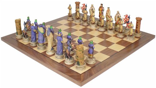 Large Crusades III Theme Chess Set Package
