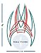 PINSTRIPE AIRBRUSH STENCIL-TEMPLATE 6 Auto/Car Key Hole