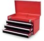Classic Mechanic's 17" Portable Steel Tool Box - 3 Sliding Drawers with Internal Lock