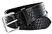 Men's Basketweave 1.75 Inch Wide Genuine One Piece Leather Utility Uniform Work Belt