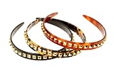 France Luxe Single Row Studded Headband - Classic