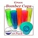 Hard Plastic Powerbomb glasses or Bomber Cups - Pack of 10 - GREEN ONLY