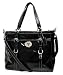 Coach Patent Chelsea Business Shoulder Bag Purse Tote 14022 Black