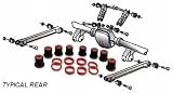 13-202 Control Arm Bushings Mitsubishi Eclipse(1990-1994), Plymouth Laser(1990-1994), Eagle Talon(1990-1994)
