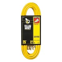 COLEMAN CABLE 25' 14/3 Yellow Jacket Extension Cord