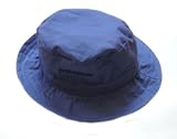 Bright Bots Australian Bucket Style Sun Hat Blue Cotton Canvas size Medium (approx 12-24m)