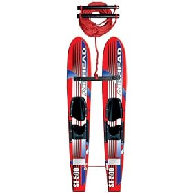 Airhead Deluxe Trainer Water Skis and Optional Rope ahsr-75