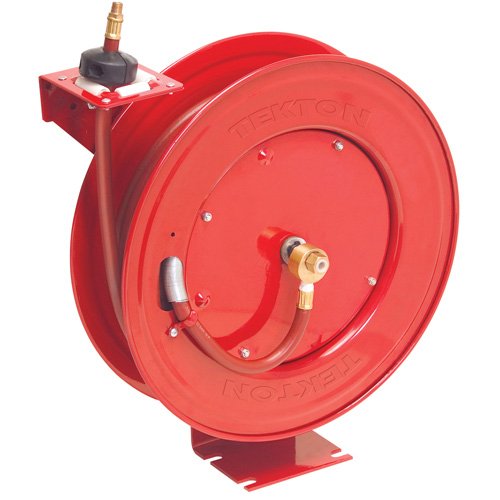 TEKTON by Michigan Industrial Tools 4678 50-Feet by 3/8-Inch Retractable Air Hose Reel`