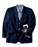 Traveler's Hopsack Blazer Defies Wrinkling / Regular