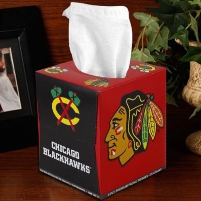 Chicago Blackhawks Sports Tissues Box