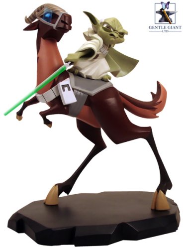 Star Wars - Clone Wars Maquette: Yoda On Kybuck