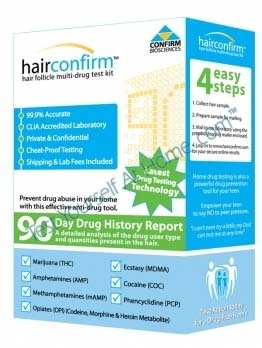 HAIRCONFIRM HCR101 HAIR FOLLICLE DRUG TEST KIT FOR 7 DRUGS PERSONAL CARE