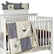 Yacht Club - 4 Piece SET Includes Slip Cover Bumper, Coverlet, Sheet and Crib Skirt