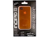 Incipio iPhone 4/4S feather Ultralight Hard Shell Case - 1 Pack - Carrying Case - Retail Packaging - Orange Soda