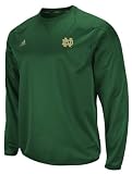 Notre Dame Fighting Irish adidas Dark Green 2011 Football Adizero Sideline Practice Crewneck Sweatshirt