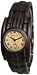 Tense Bamboo Round Dark Sandalewood Bracelet Womens Watch B8009D