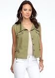 bebe Sleeveless Cape Back Vest 41UX37buEtL. SL160 bebe Sleeveless Cape Back Vest