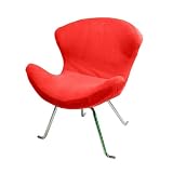 Ultra Soft Wing Chair - Red