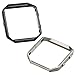bayite Replacement Accessory Steel Frame for Fitbit Blaze Smart Watch Black and Silver
