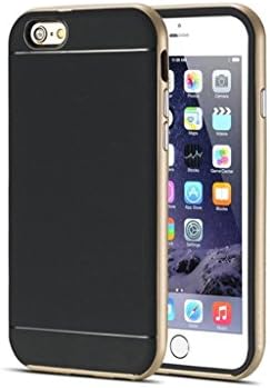 iPhone 6s Plus Case,Wholesco [Neo Hybrid Carbon] Carbon Fiber Slim Fit + Reinforced bumper protection for Iphone 6 Plus (GOLD)