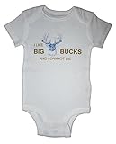 Bambino Apparel Little Boys' I Like Big Bucks Cannot Lie Shirt 2T/3T White
