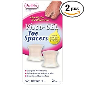 Click here to buy Pedifix Visco-gel Toe Spacers, Large (Pack of 2) by Pedifix.