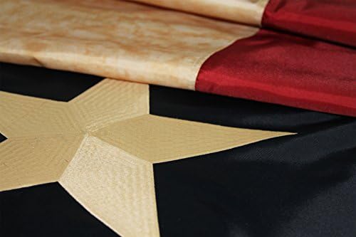 Embroidered Texas Vintage Flag (Premium Grade Polyester), 3' X 5'