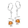 InCollections Damen-Ohrh�nger 925/000 Sterlingsilber mit Bernstein 1000263301100