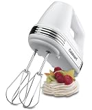 Cuisinart HM-70 Power Advantage 7-Speed Hand Mixer, Stainless and White