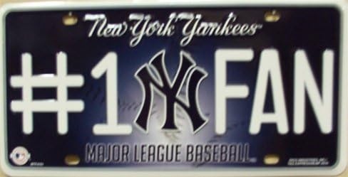 LP-625 New York Yankees #1 Fan MLB Embossed OifKNM Vanity Metal Novelty License Plate mGhZKpDB7 Tag Sign 4710M licence lisence license plate metal car sign yutio67 ghj90 6" bUSCQtHWN x 12" standard automotive aluminum metal novelty license plate with 4 holes for easy mounting. Use this novelty license plate to personalize the front of your vehicle or embellish ihEi14I2 with ribbon or string and instantly turn it into a sign.